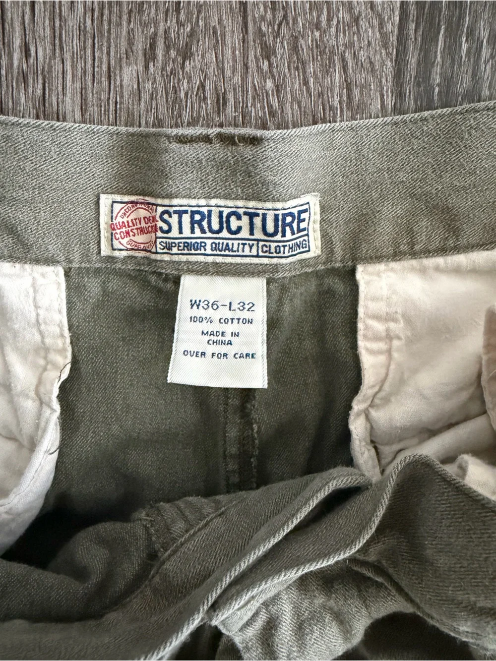 Structure relaxed fit